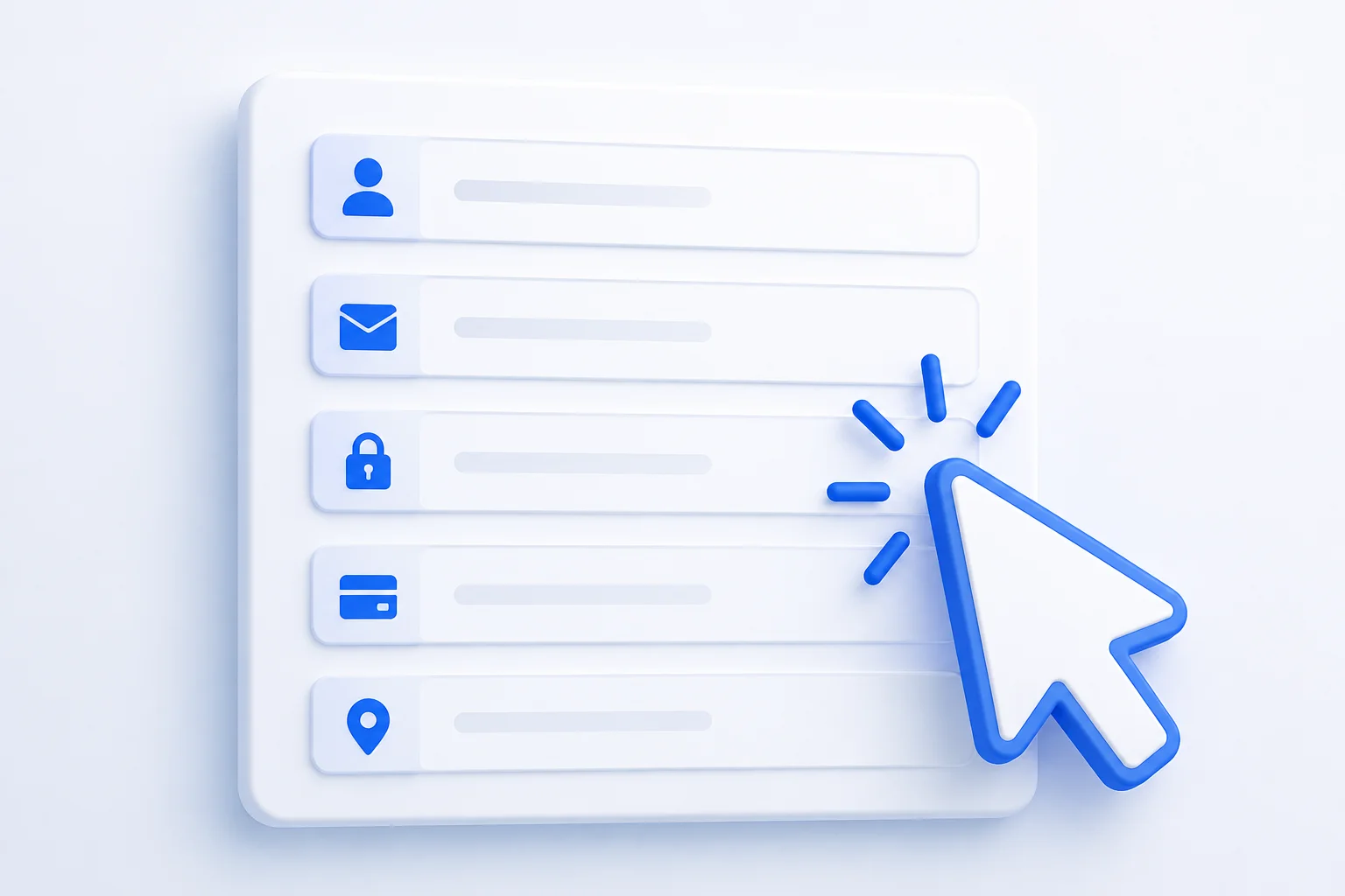 Interface de l'extension OneClickFill